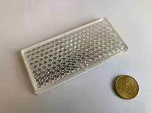 prizma négyszög fehér (műanyag) öntapadós 