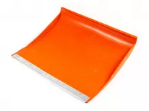 szerszám hólapát piros műanyag, 38 cm, élvédővel