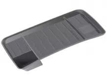 Tesla képernyő mögötti tárolódoboz, szürke TPE, Model 3/Y (2017–2023)