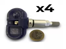 Tesla TPMS guminyomás-érzékelő szenzor, Bluetooth, ezüst – Model S (2021.01-től) – 1 szett SZUPER ÁRON!