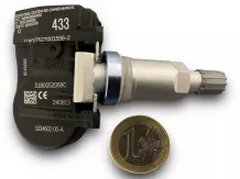 Tesla TPMS guminyomás-érzékelő szenzor, RF 433 MHz, ezüst – Model S (2014.09–2023.12)