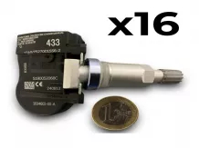 Tesla TPMS guminyomás-érzékelő szenzor, RF 433 MHz, ezüst – Model S (2014.09–2023.12) – 4 szett SZUPER ÁRON!
