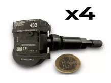 Tesla TPMS guminyomás-érzékelő szenzor, RF 433 MHz, fekete – Model 3 (2016.01–2020.12) – 1 szett SZUPER ÁRON!
